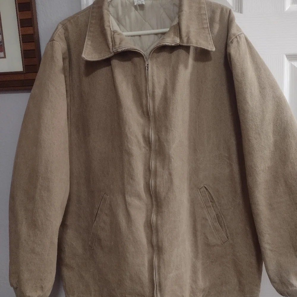 Men's Custom Hand Painted/ Graffiti Prison Issued Jacket - Picture 2 of 12